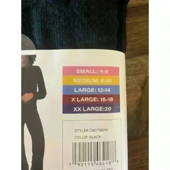 NWOT Women's Black BB DAKOTA Ribbed 2 Piece Lounge Set Stretch SIZE Small - Picture 4 of 4